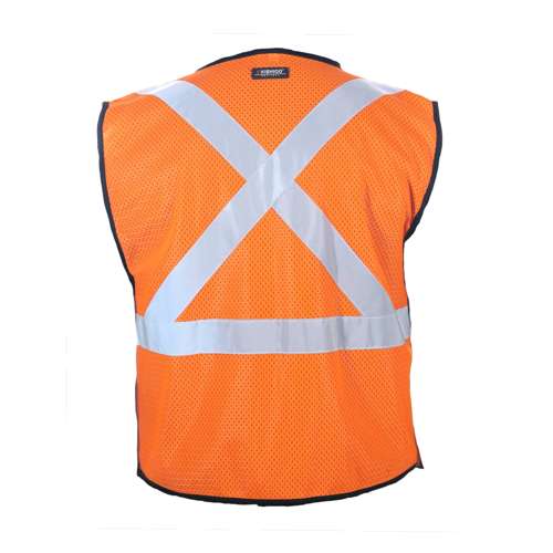 Kishigo 1806 X-Back Breakaway Vest - Safety Vest