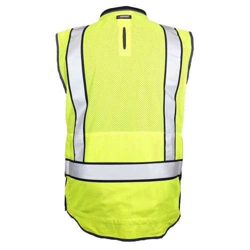 Kishigo 1820 Premium Black Tool Tethering Vest - Safety Vest