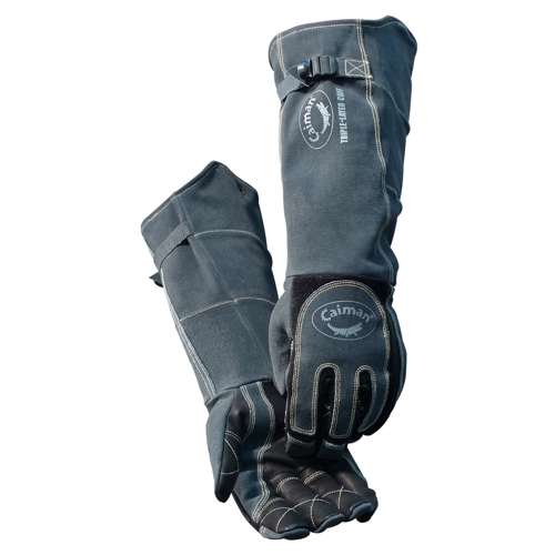 1879 Premium Sheep Grain MIG/Stick Welder's Glove with Heavy Duty Triple-Layer Cuff - 21" Length