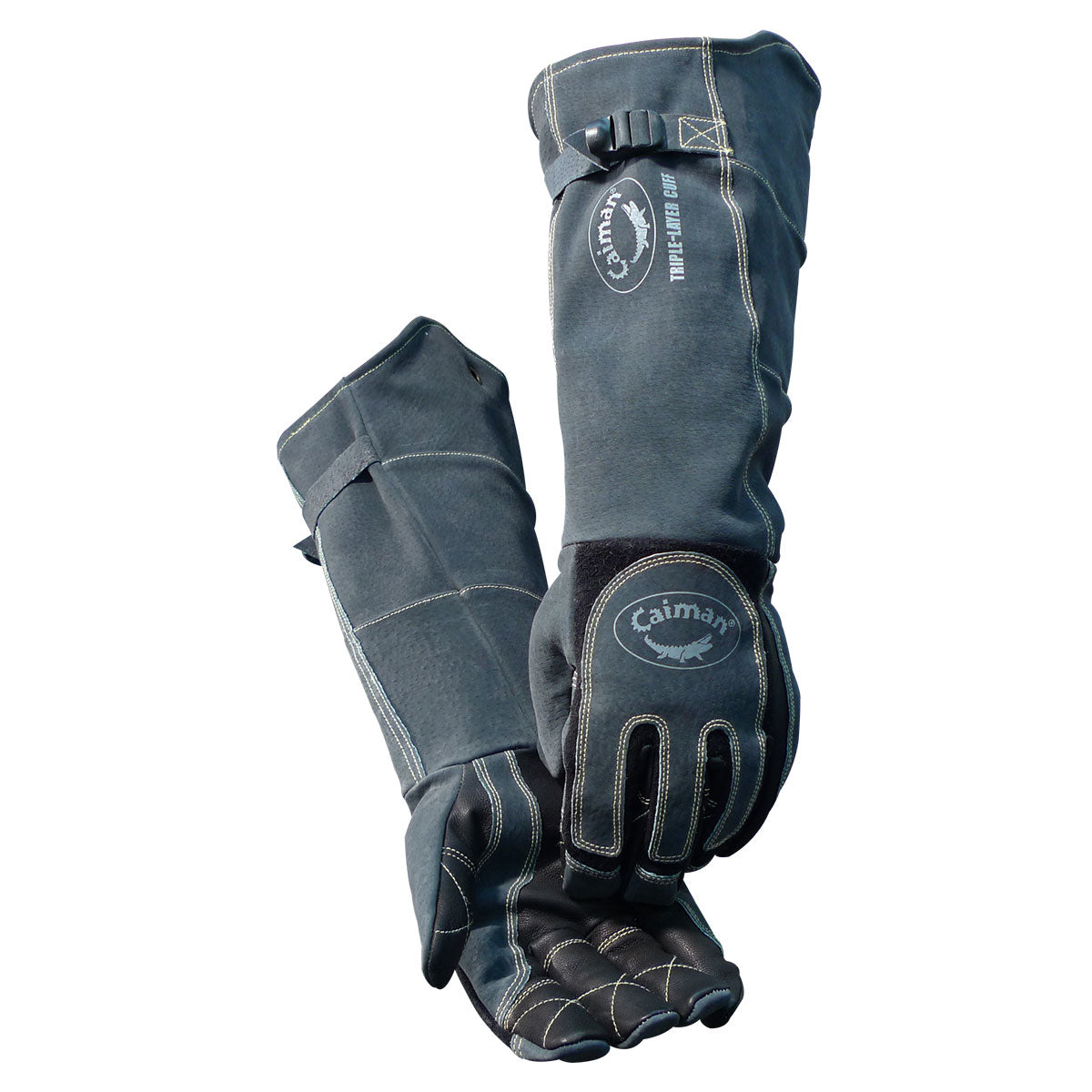 1879 Premium Sheep Grain MIG/Stick Welder's Glove with Heavy Duty Triple-Layer Cuff - 21" Length