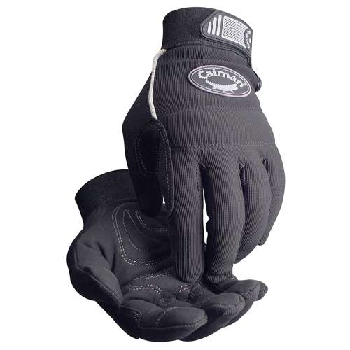 1932 Synthetic Leather Padded Palm with Black Spandex Back