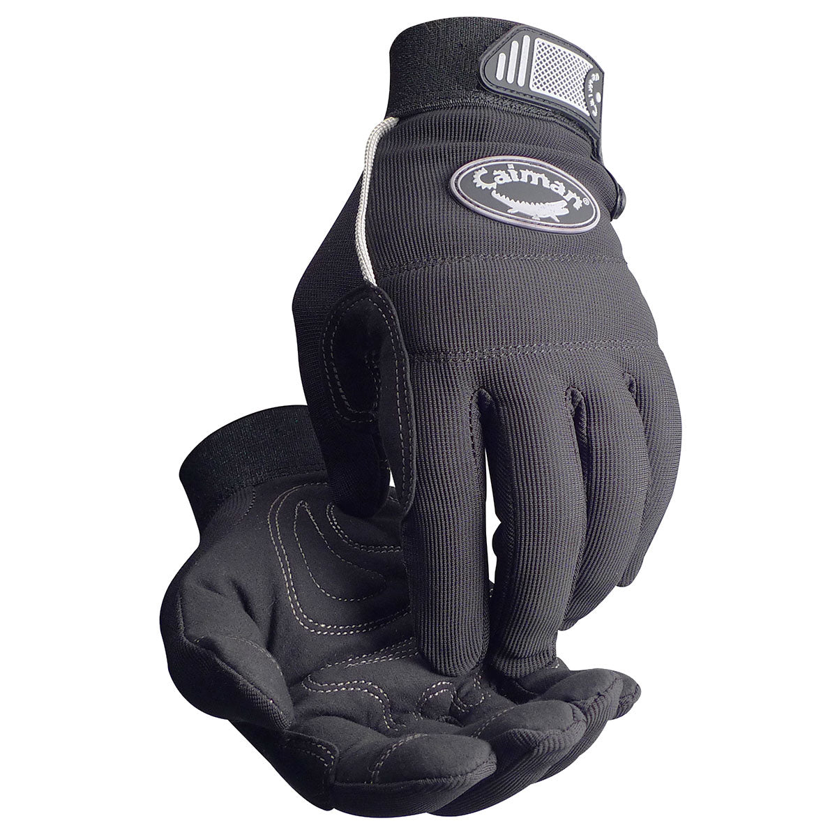 1932 Synthetic Leather Padded Palm with Black Spandex Back