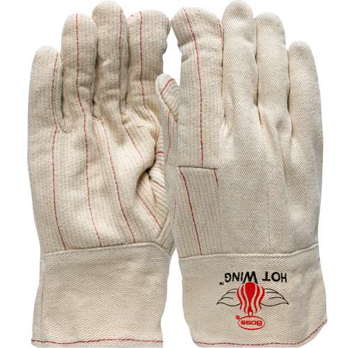 1BC42128ANP Extra Heavy Weight Cotton Hotmill Glove with Felt Lining - Band Top - No Print