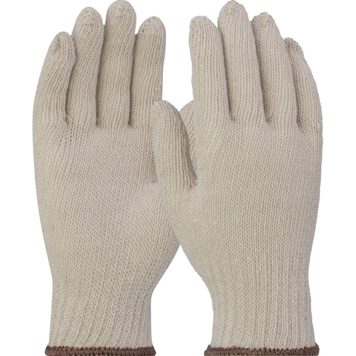 1JC1200 Medium Weight Seamless Knit Cotton Blend Glove - Natural