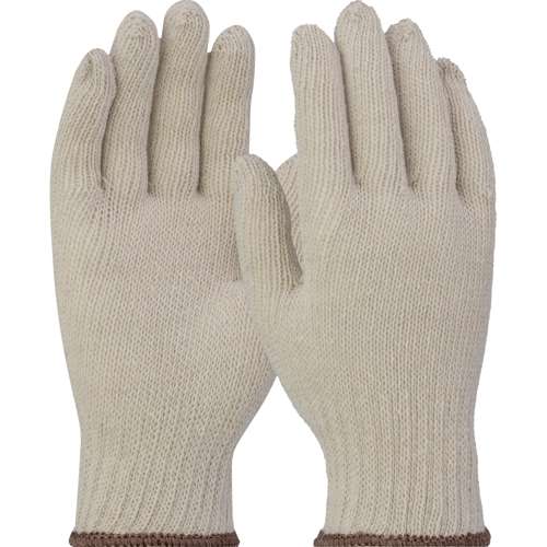 1JC1200 Medium Weight Seamless Knit Cotton Blend Glove - Natural