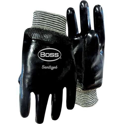 1SN2510 Black Heavyweight Neoprene with Interlock Liner and Smooth Grip
