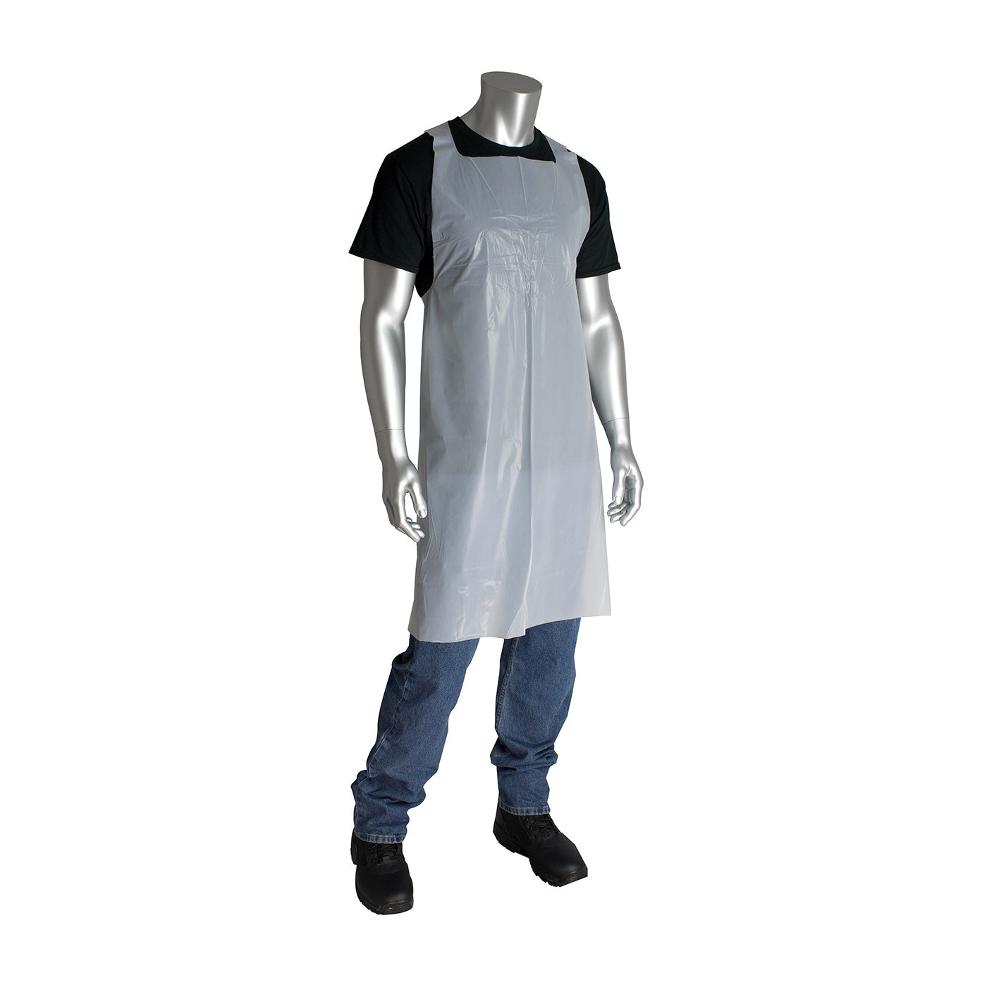 200-06002 Single Use Apron - Embossed