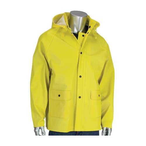 201-650J Ribbed PVC Jacket with Hood - 0.65 mm