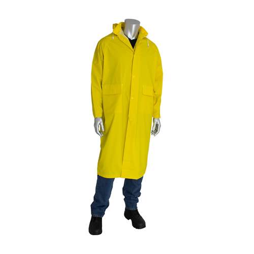 205-300FR Premium Two-Piece 48" Treated Raincoat - 0.35 mm