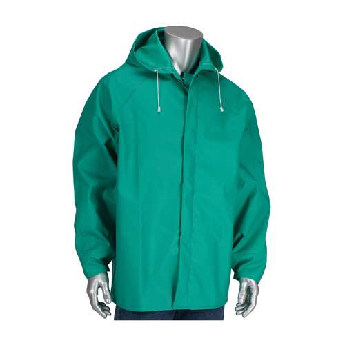 205-420JH Treated PVC Jacket with Hood - 0.42 mm
