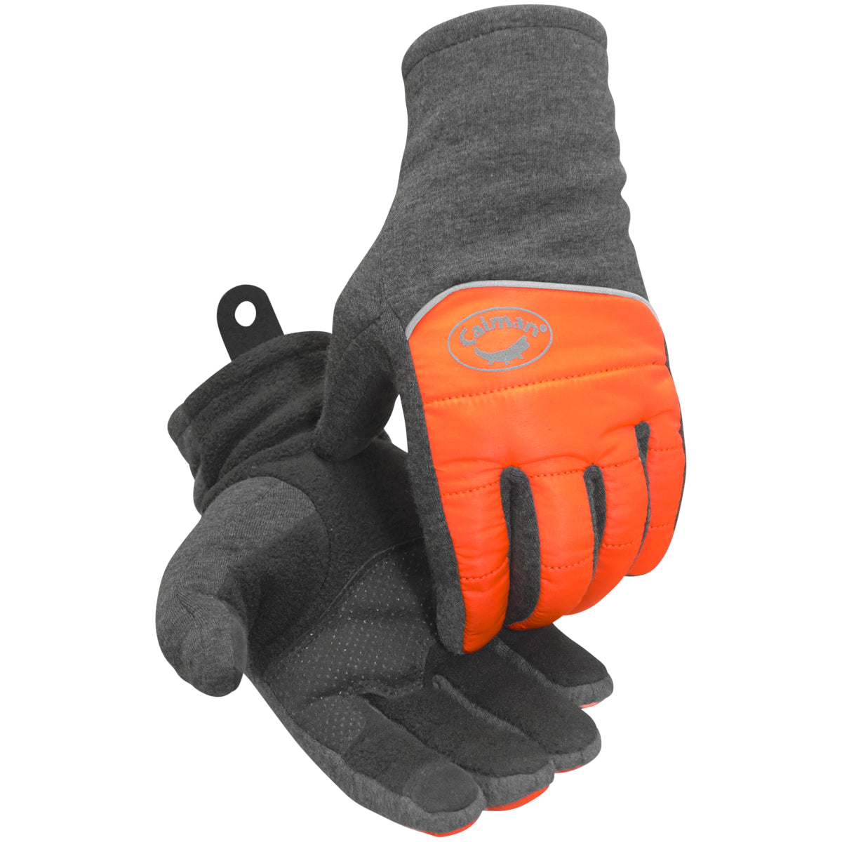 2385 Hi-Vis Polyester Fleece Glove with Micro-Dot Patch Grip and Thermal Lining - Touchscreen Compatible