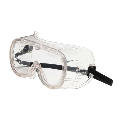 248-4400-400 Direct Vent Goggle with Clear Body, Clear Lens and Anti-Scratch / Anti-Fog Coating