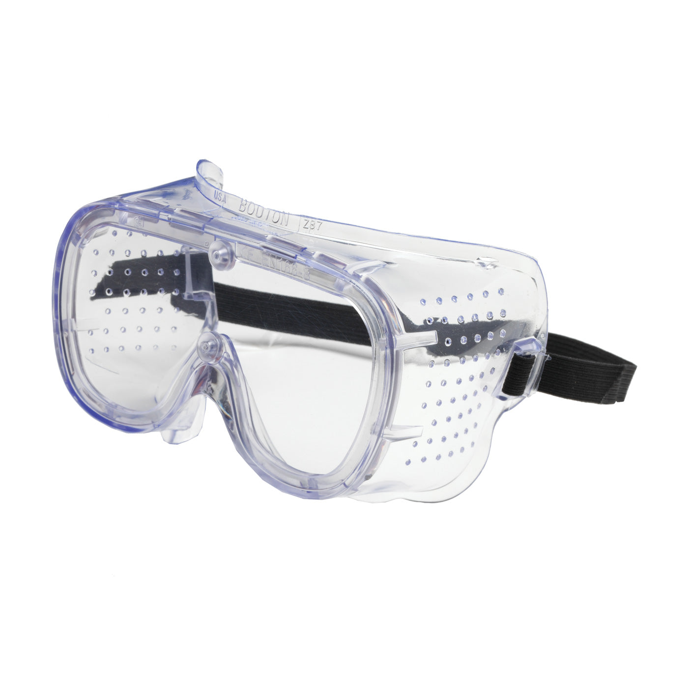 248-5090-400B Direct Vent Goggle with Clear Blue Body, Clear Lens and Anti-Scratch / Anti-Fog Coating