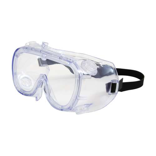 248-5190-400B Indirect Vent Goggle with Clear Blue Body, Clear Lens and Anti-Scratch / Anti-Fog Coating
