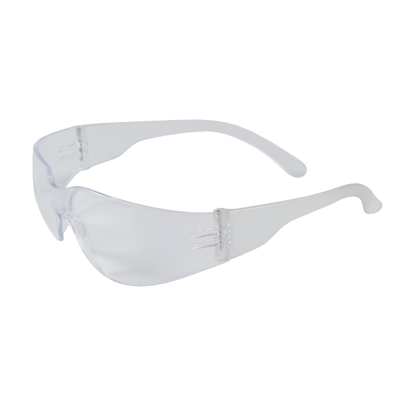 250-00-0020 Rimless Safety Glasses with Clear Temple, Clear Lens and Anti-Scratch / Anti-Fog Coating
