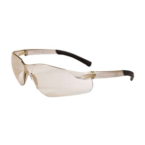 250-06-0002 Rimless Safety Glasses with Clear Temple, I/O Lens and Anti-Scratch Coating