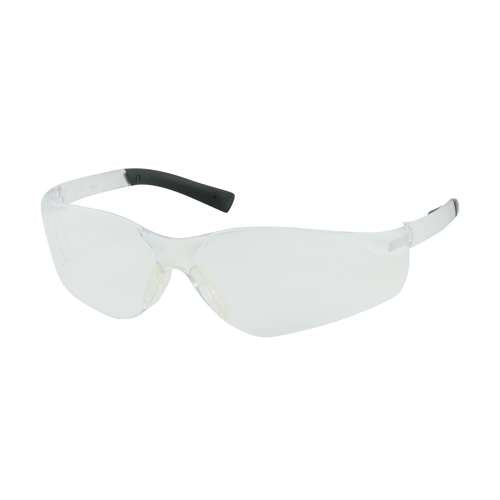 250-08-0020 Rimless Safety Glasses with Clear Temple, Clear Lens and Anti-Scratch / Anti-Fog Coating