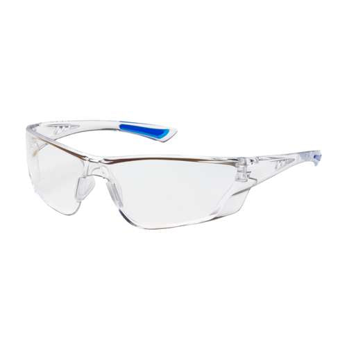 250-32-0020 Rimless Safety Glasses with Clear Temple, Clear Lens and Anti-Scratch / Anti-Fog Coating