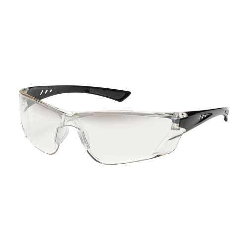 250-32-0031 Rimless Safety Glasses with Gloss Black Temple, Gradient Lens and Anti-Scratch / Anti-Fog Coating