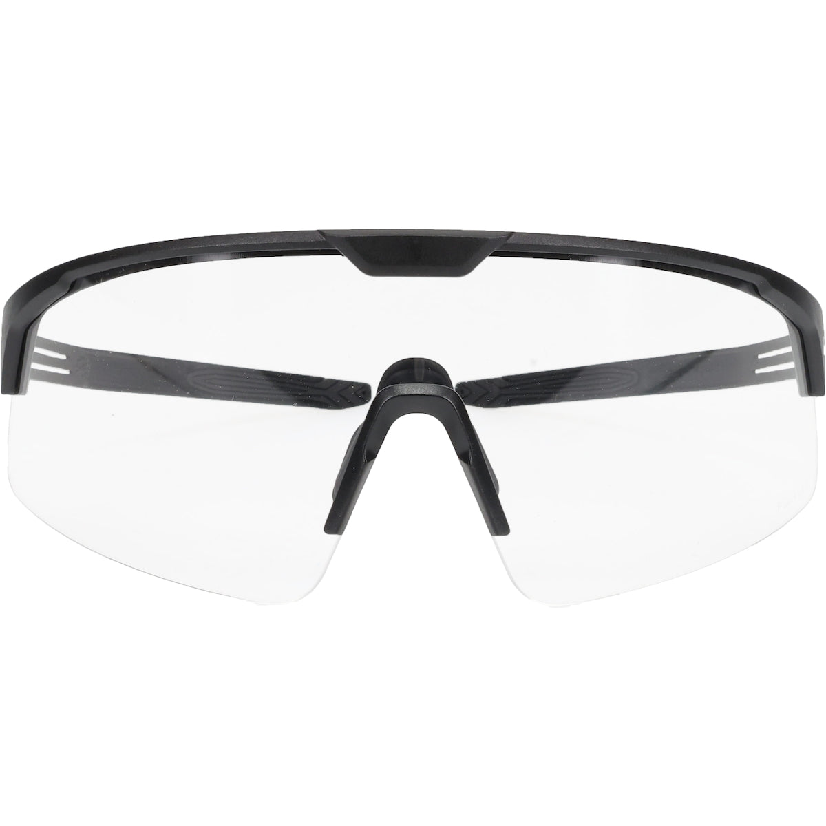 250-41-0520 Enhanced Coverage Half-Frame Safety Glasses, with Black Frame and Clear FogLess® 3Sixty™ Lens Coating