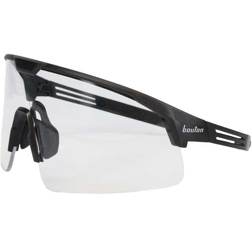 250-41-0520 Enhanced Coverage Half-Frame Safety Glasses, with Black Frame and Clear FogLess® 3Sixty™ Lens Coating