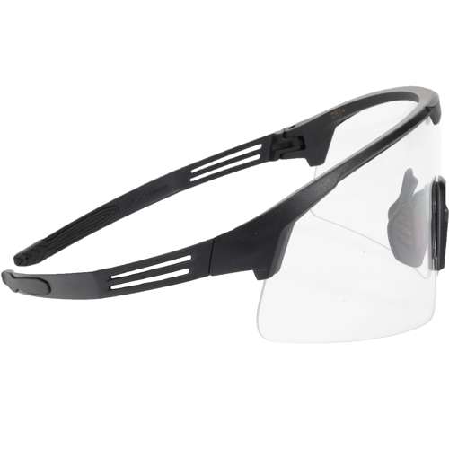 250-41-0520 Enhanced Coverage Half-Frame Safety Glasses, with Black Frame and Clear FogLess® 3Sixty™ Lens Coating