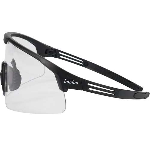 250-41-0520 Enhanced Coverage Half-Frame Safety Glasses, with Black Frame and Clear FogLess® 3Sixty™ Lens Coating
