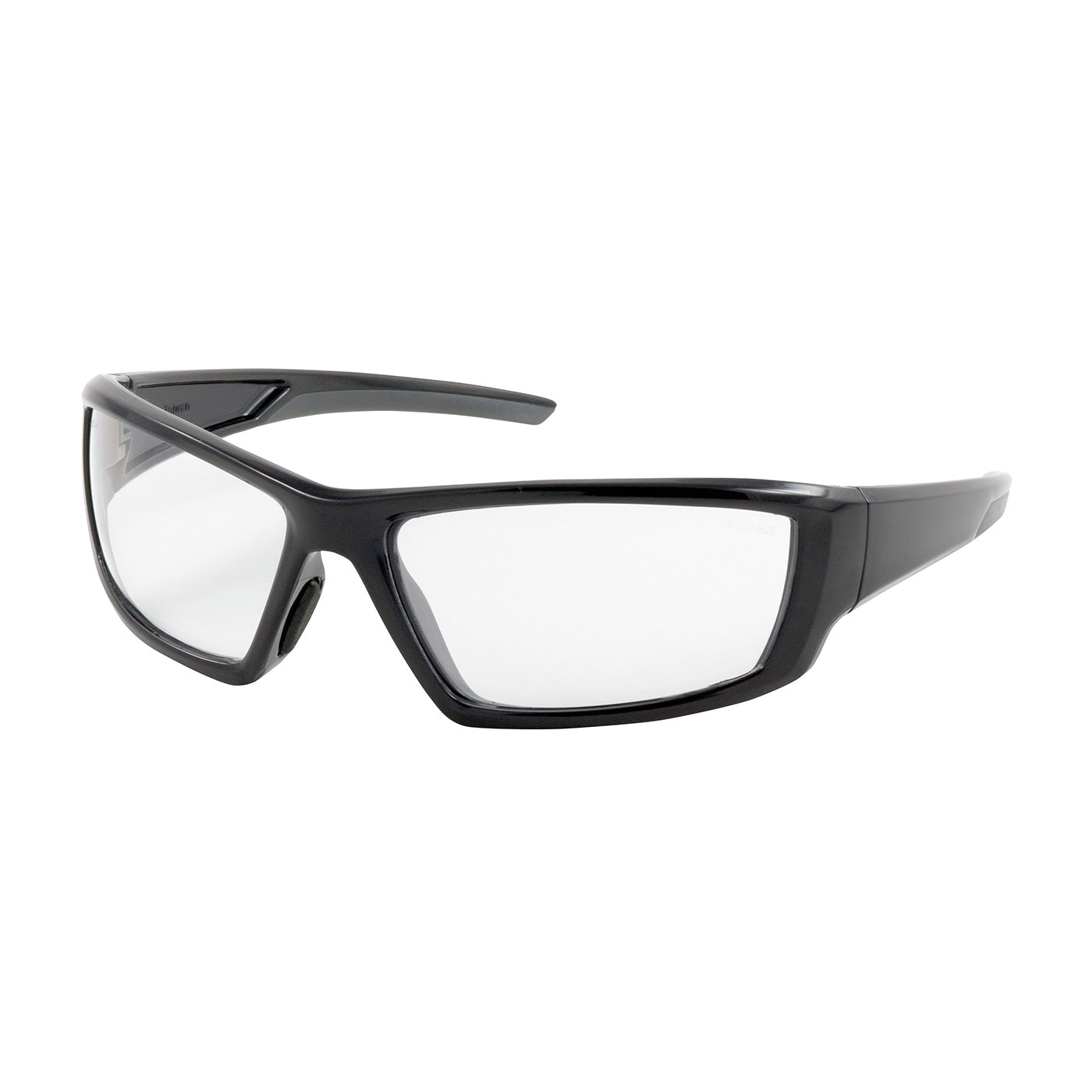 250-47-0020 Full Frame Safety Glasses with Black Frame, Clear Lens and Anti-Scratch / Anti-Fog Coating