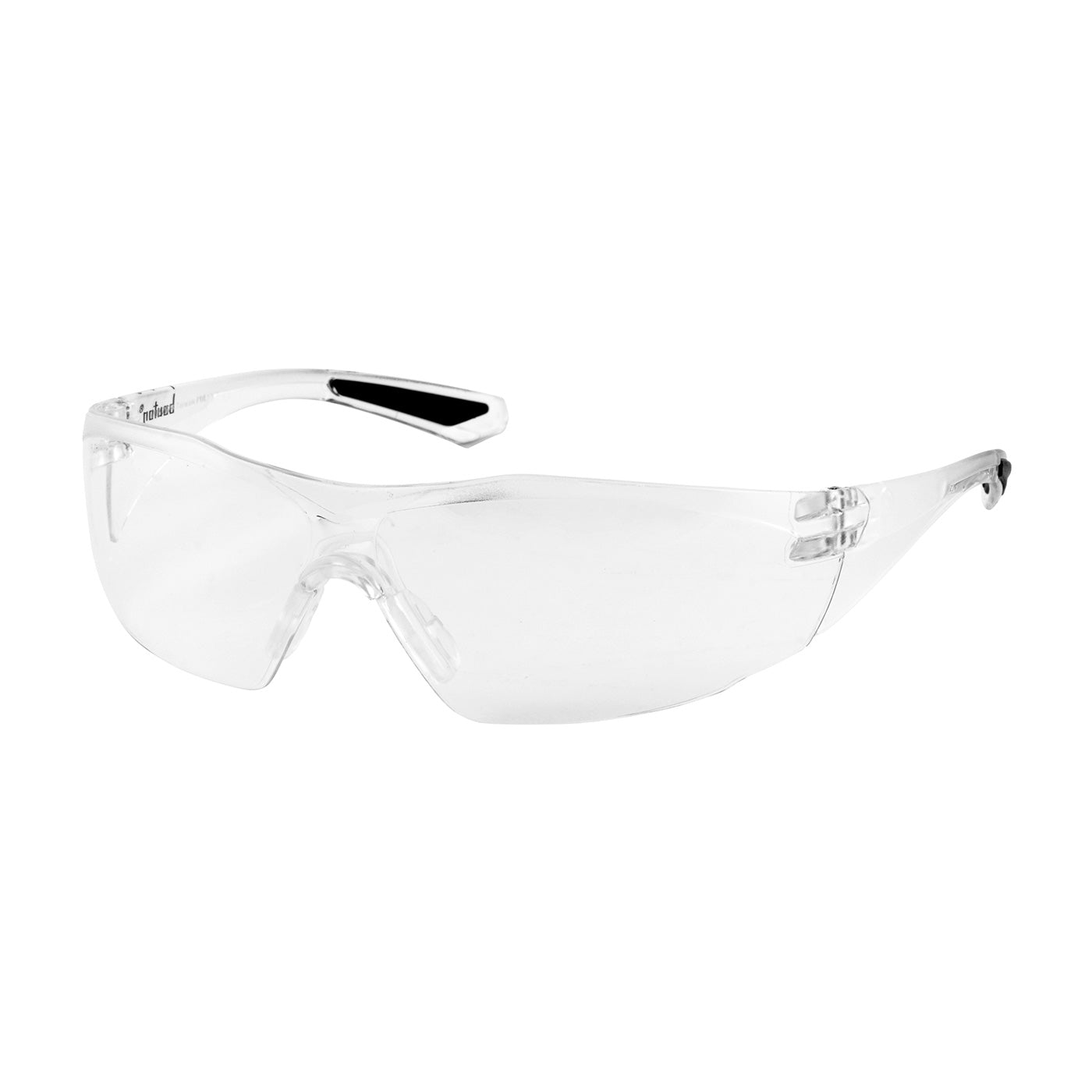 250-49-0520 Rimless Safety Glasses with Clear Temple, Clear Lens and FogLess® 3Sixty™ Coating