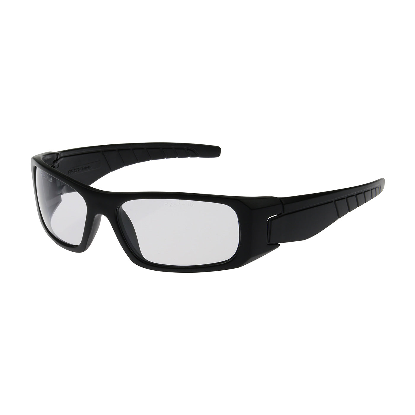 250-53-0020 Full Frame Safety Glasses with Black Frame, Clear Lens and Anti-Scratch / Anti-Fog Coating