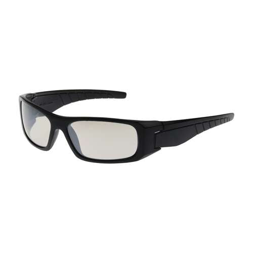 250-53-0022 Full Frame Safety Glasses with Black Frame, Indoor/Outdoor Lens and Anti-Scratch / Anti-Fog Coating