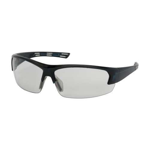 250-59-0551 Semi-Rimless Safety Glasses with Dark Blue Frame, Light Gray Lens and FogLess® 3Sixty™ Coating