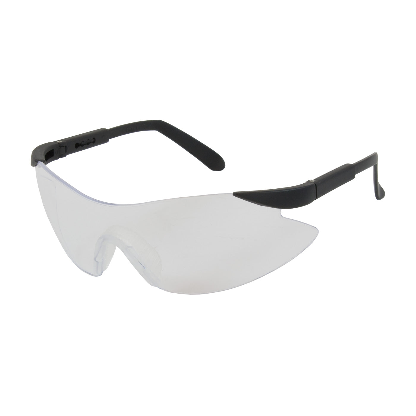 250-92-0020 Rimless Safety Glasses with Black Temple, Clear Lens and Anti-Scratch / Anti-Fog Coating