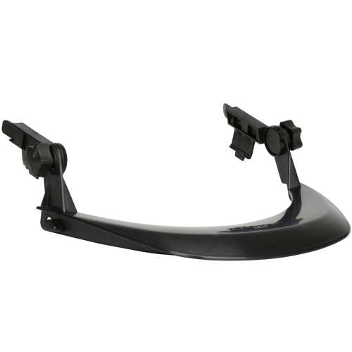 251-EPB103 Short Brim Style Face Shield Bracket, Plastic, Slot Mount