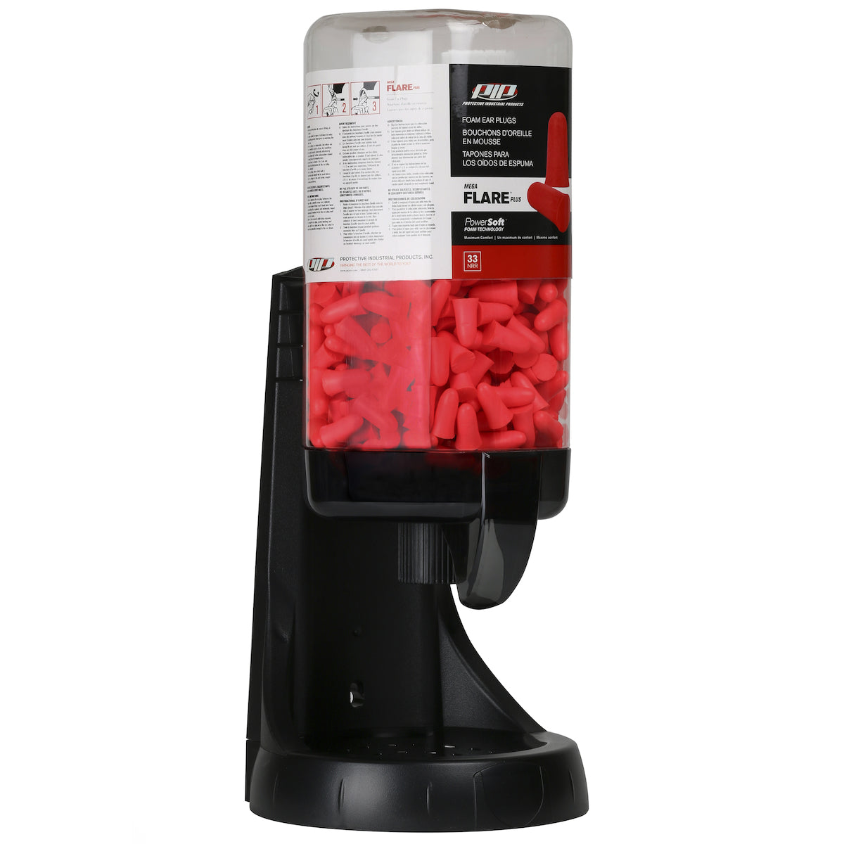 267-HPD910-400 Prefilled Mega Flare™ Plus Ear Plug Dispenser - 400 Pairs
