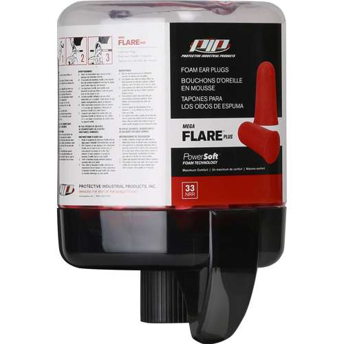 267-HPDR910-200 Prefilled Mega Flare Plus Ear Plug Refill Canister 33 NRR-200 Pairs