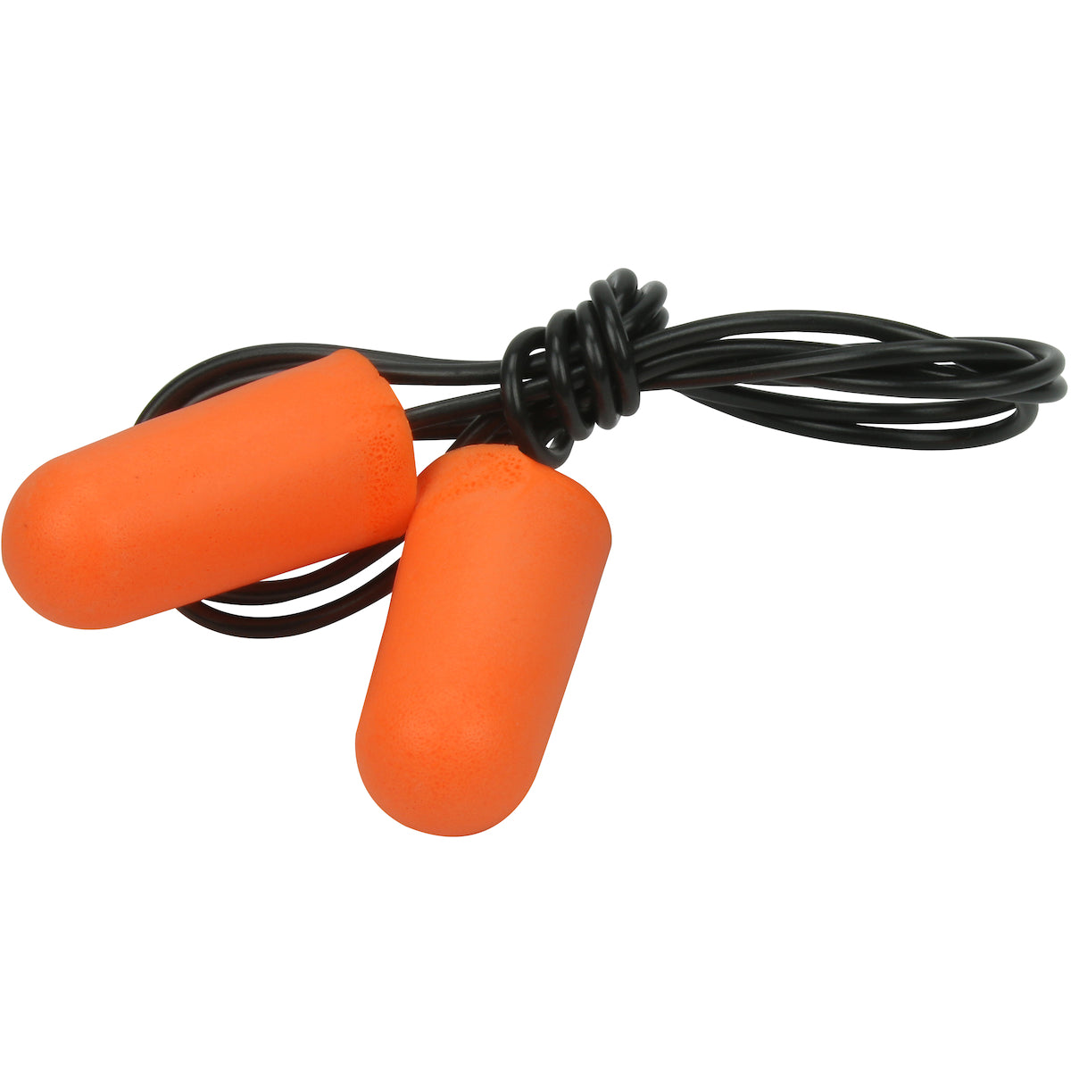267-HPF210C Disposable Soft Polyurethane Foam Corded Ear Plugs - NRR 32 / SNR 38