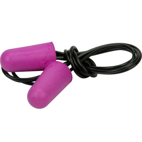 267-HPF310C Compact Disposable Soft Polyurethane Foam Corded Ear Plugs - NRR 28 / SNR 37