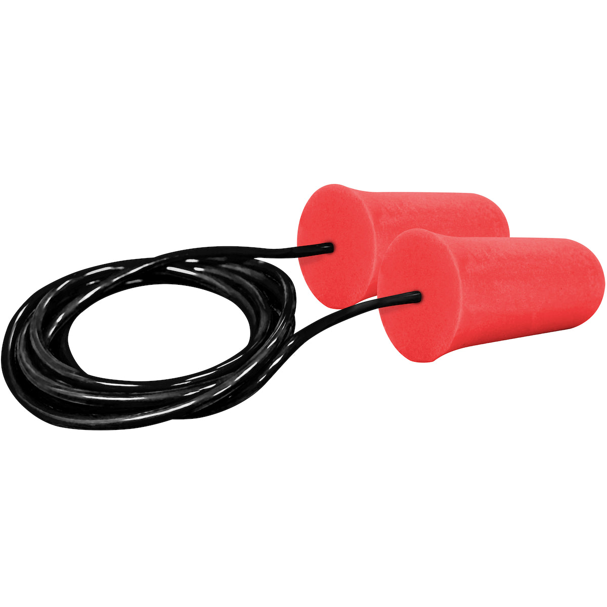 267-HPF410C Tapered Disposable Soft Polyurethane Foam Corded Ear Plugs - NRR 32 / SNR 38