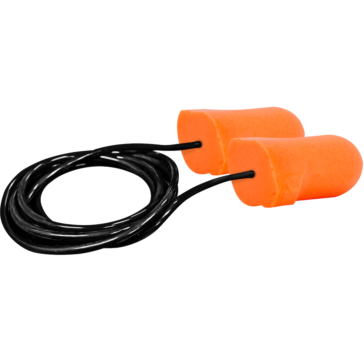 267-HPF510C T-Shape Disposable Soft Polyurethane Foam Corded Ear Plugs - NRR 32 / SNR 37