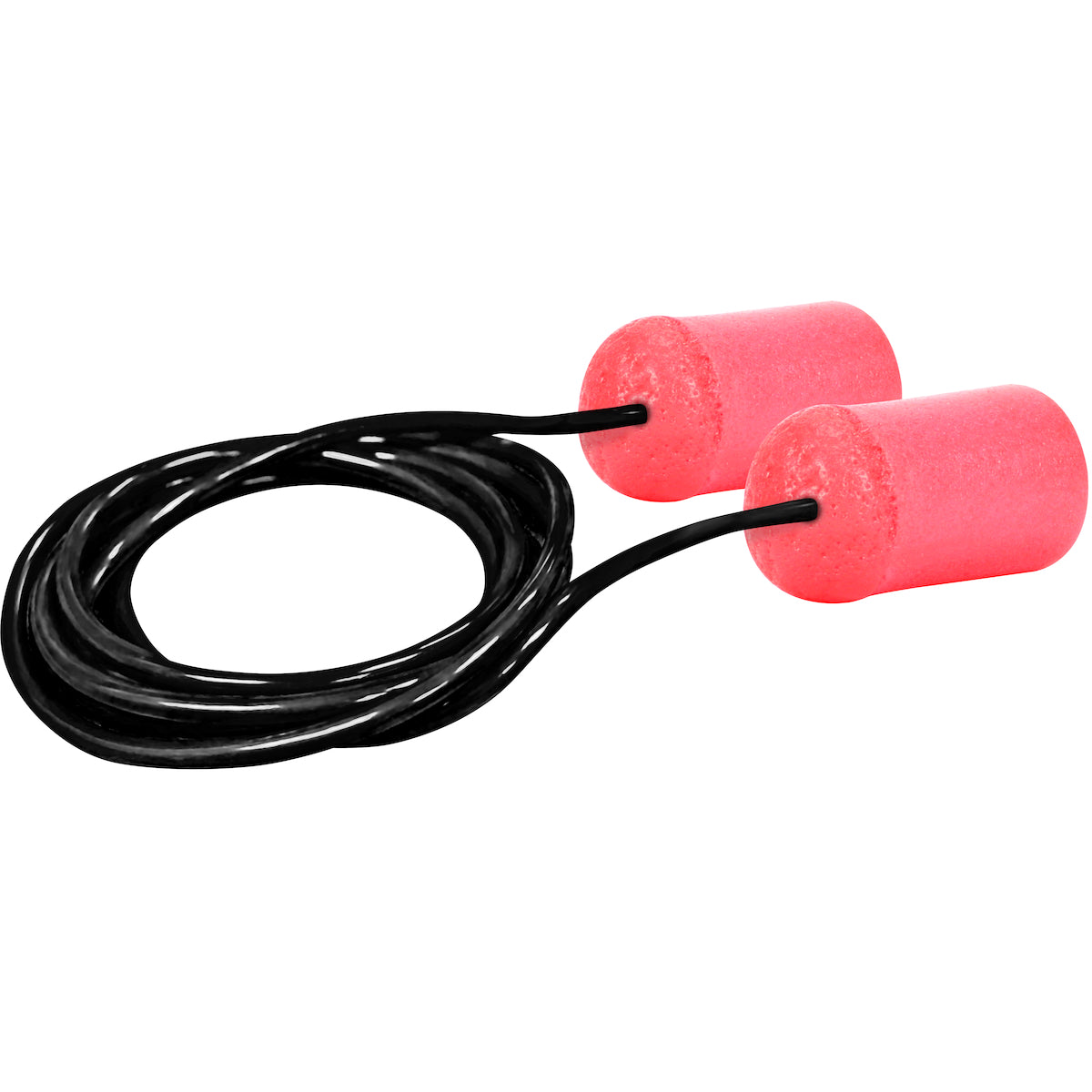 267-HPF710C Disposable Soft Polyurethane Foam Corded Ear Plugs - NRR 30 / SNR 36