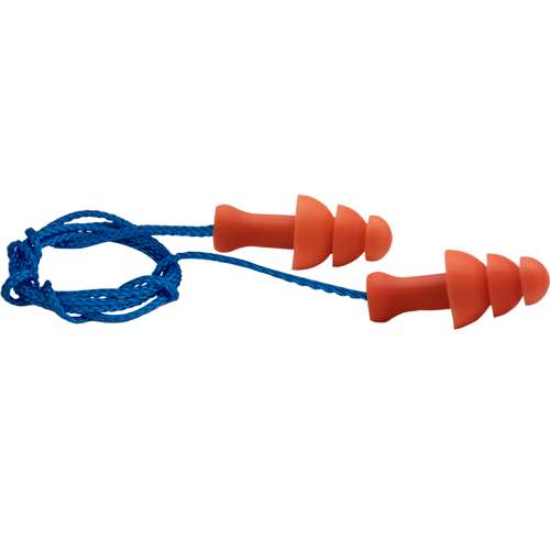 267-HPR330C Small Reusable TPR Corded Ear Plugs - NRR 25