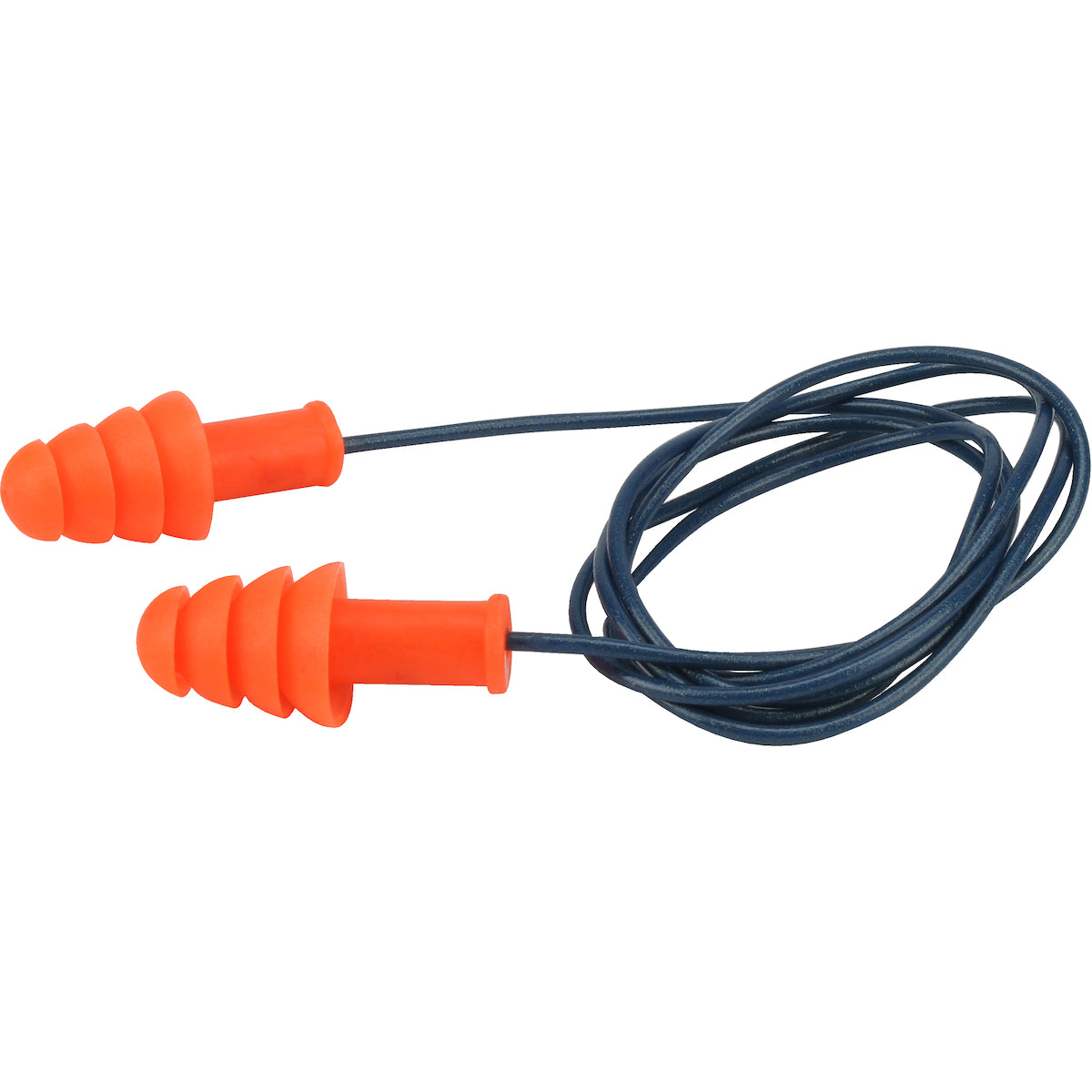 267-HPR400D Metal Detectable Reusable TPR Corded Ear Plugs - NRR 27