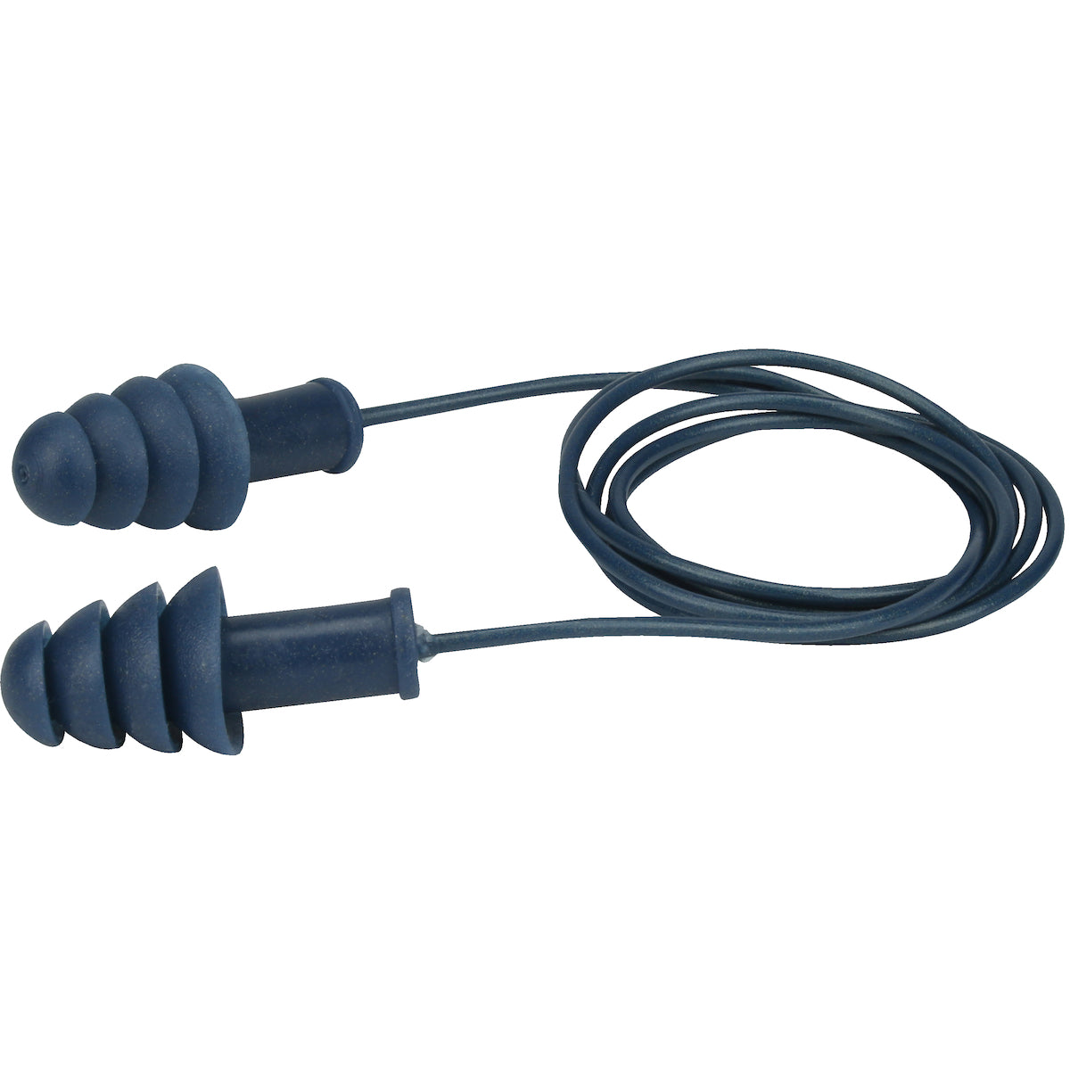 267-HPR410D Metal Detectable Reusable TPR Corded Ear Plugs - NRR 27