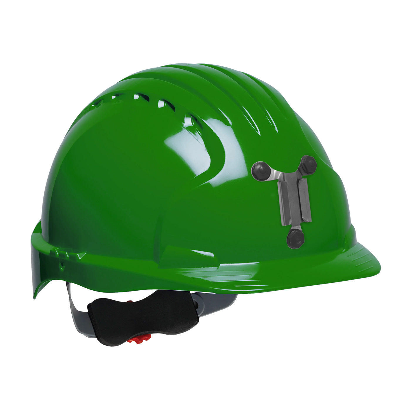 280-EV6151M Standard Brim Mining Hard Hat with HDPE Shell, 6-Point Polyester Suspension and Wheel Ratchet Adjustment