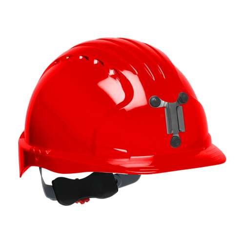 280-EV6151M Standard Brim Mining Hard Hat with HDPE Shell, 6-Point Polyester Suspension and Wheel Ratchet Adjustment