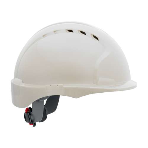 280-EV6151SV Vented, Short Brim Hard Hat with HDPE Shell, 6-Point Polyester Suspension and Wheel Ratchet Adjustment