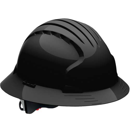 280-EV6161 Full Brim Hard Hat with HDPE Shell, 6-Point Polyester Suspension and Wheel Ratchet Adjustment