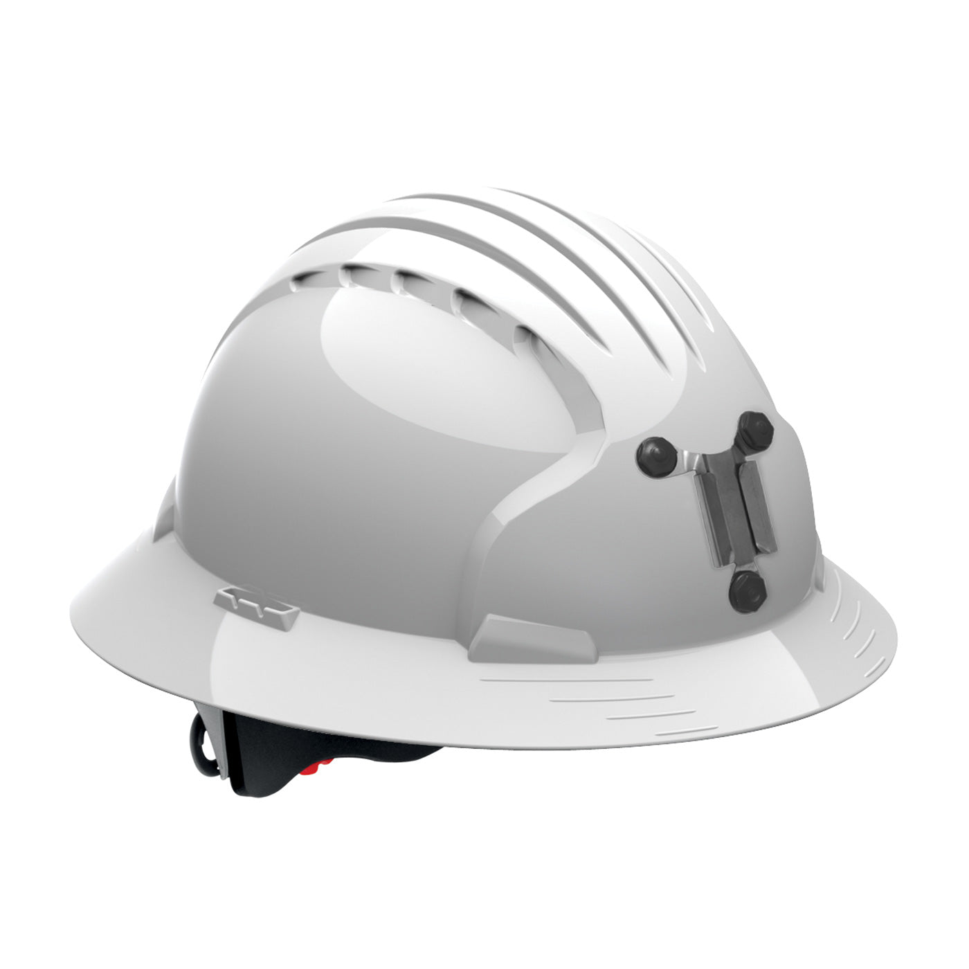 280-EV6161M Full Brim Mining Hard Hat with HDPE Shell, 6-Point Polyester Suspension and Wheel Ratchet Adjustment