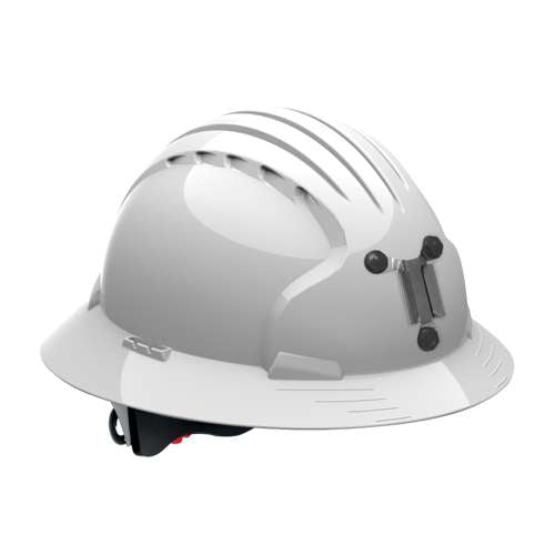 280-EV6161M Full Brim Mining Hard Hat with HDPE Shell, 6-Point Polyester Suspension and Wheel Ratchet Adjustment
